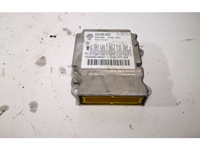 Блок подушек безопасности 5C0959655C, 5WK44285 Volkswagen Golf Plus