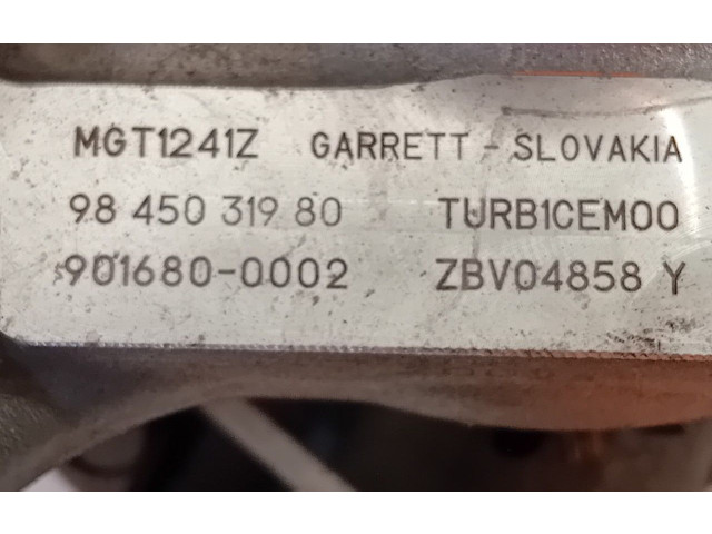 Turbodmychadlo Турбина 9845031980 Peugeot 208 EB2ADTS(HNS)