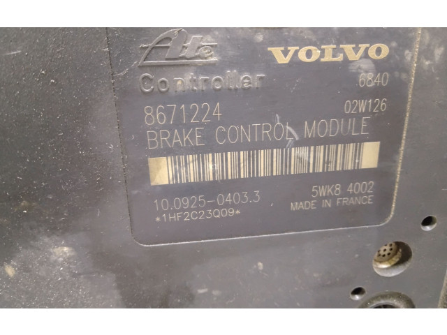 Блок АБС 8671224, 10092504033   Volvo  V70  2000 - 2004 года