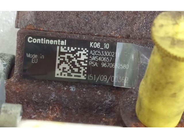 Vstřikovací čerpadlo A2C53300211, 5WS40657 Peugeot 3008 I 9HR (DV6C)