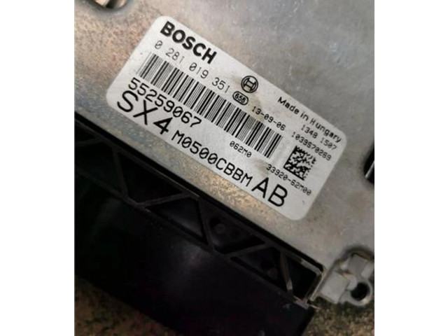 Řídící jednotka 55259067, 281019351   Suzuki SX4 2015