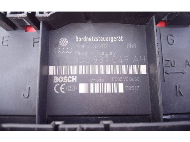 Pojistková skříňka Řídící jednotka BSM 3C0937049AH, E2-A1-39-5   Volkswagen Caddy 2007