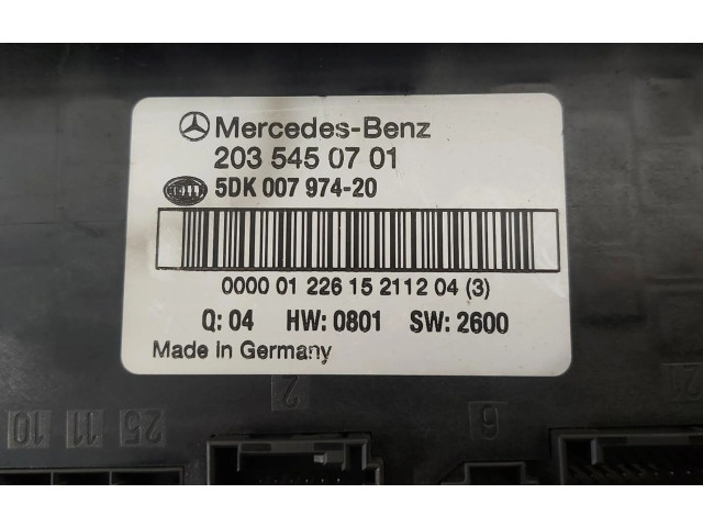 Pojistková skříňka 2035450701 Mercedes-Benz C W203