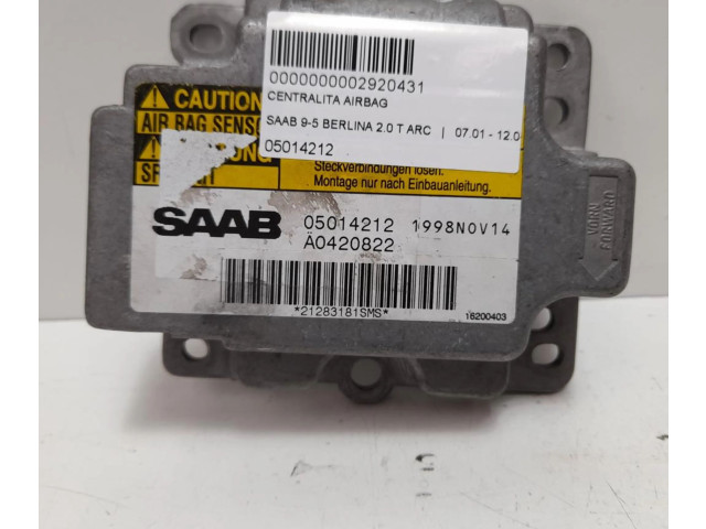Блок подушек безопасности 05014212, 05014212 Saab 9-5