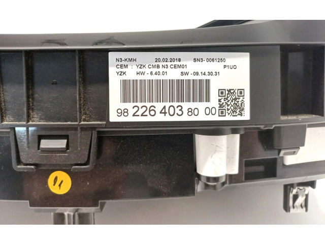 Панель приборов 9822640380 Opel Grandland X