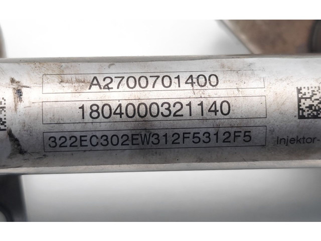 Vstřikovací lišta A2700701400, A2700780645 Mercedes-Benz GLA W156 M270.910