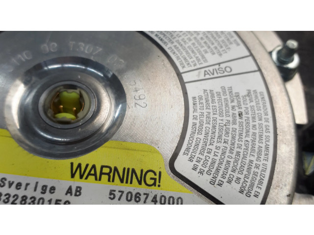 Подушка безопасности водителя 570674000, 4616025 Saab 9-5