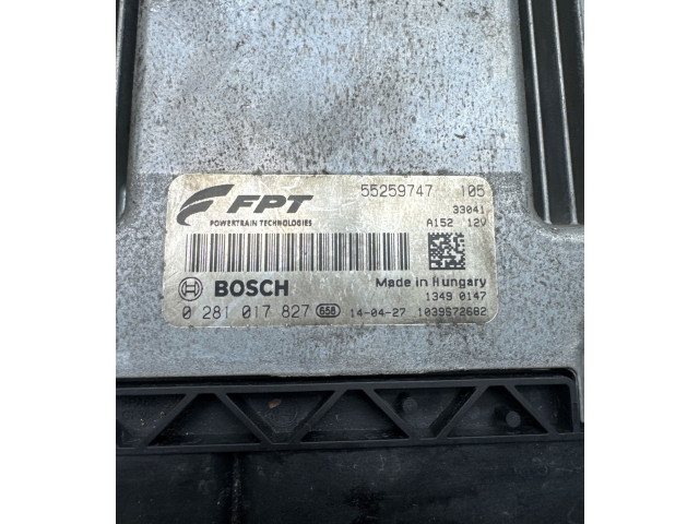 Блок управления двигателя 55259747, 1039S72682 Fiat 500L