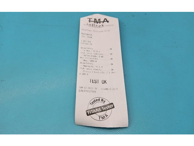 Стартер M000T20871, IMPRK1401978   Citroen C8       