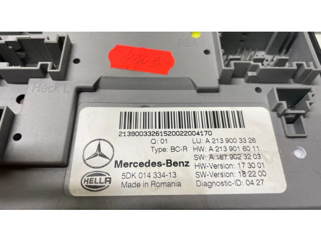 Блок управления A2139003326   Mercedes-Benz E AMG W213