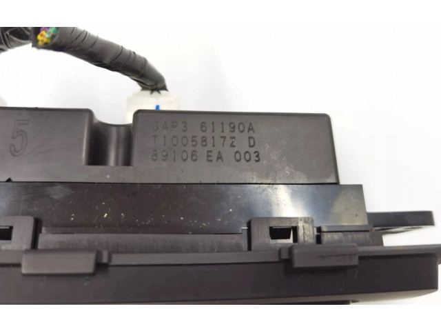 Блок управления кондиционером 89106EA003, GAP361190A   Mazda 6