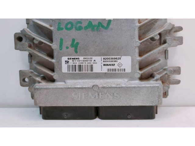 Блок управления двигателя 8200326380, S110140010A Dacia Logan I