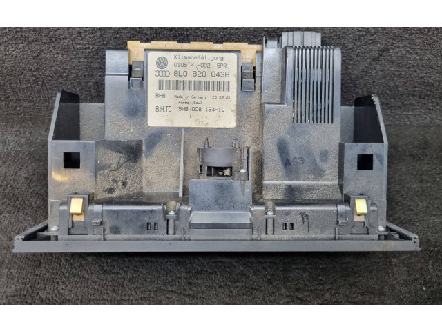 Блок управления климат-контролем 8L0820043H, 5HB00818410   Audi A3 S3 8L