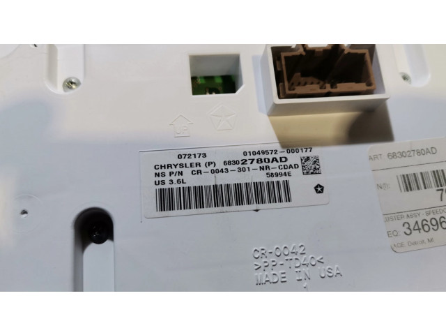 Přístrojová deska Dodge Durango 2018 68302780AD