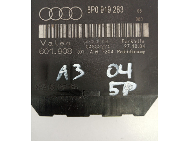 Блок управления 8P0919283, 04533224VALEO Audi A3 S3 8P