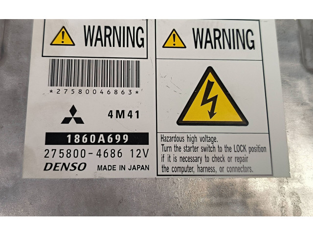 Řídící jednotka 1860A699, 2758004686 Mitsubishi Pajero 2015