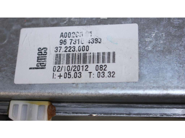 Передний комплект электрического механизма для подъема окна 9673154380   Peugeot 208