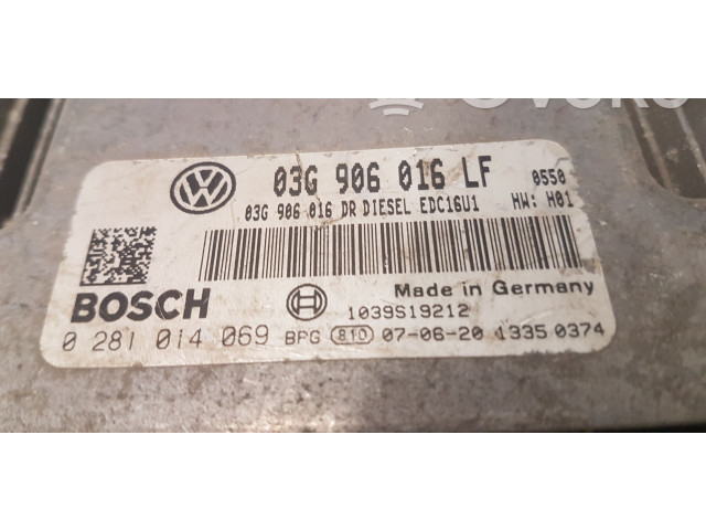Řídící jednotka 03G906016LF, 0281014069 Volkswagen Caddy 2009