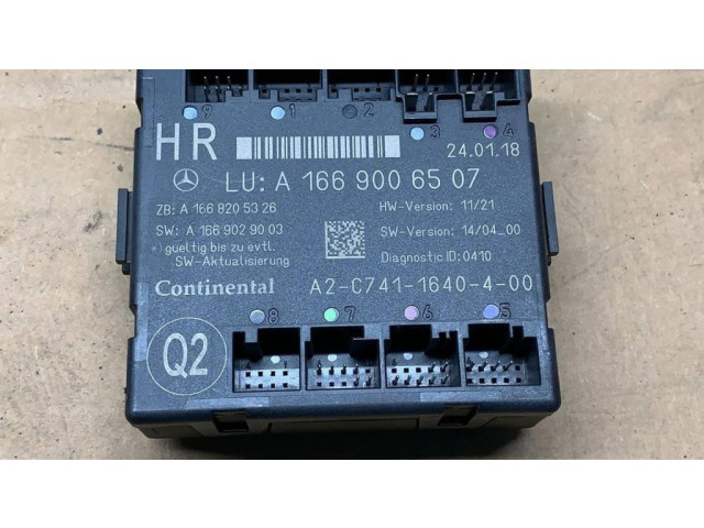 Блок управления A1669006507, 6006RRR   Mercedes-Benz GLE (W166 - C292)