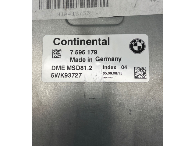 Řídící jednotka 7595179, DMEMSD812 BMW 5 E60 E61 2004