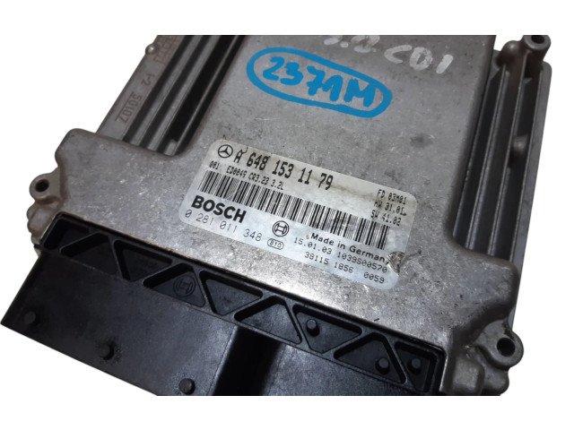 Řídící jednotka A6481531179, 0281011348 Mercedes-Benz S W220 1999