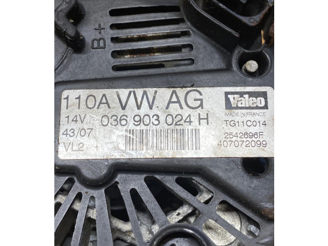 Генератор 036903024H, 2542696F Skoda Octavia Mk2 (1Z)