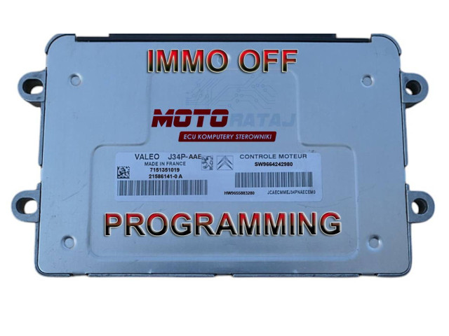 Řídící jednotka 9664242980, 9655883280 Citroen Berlingo 2007