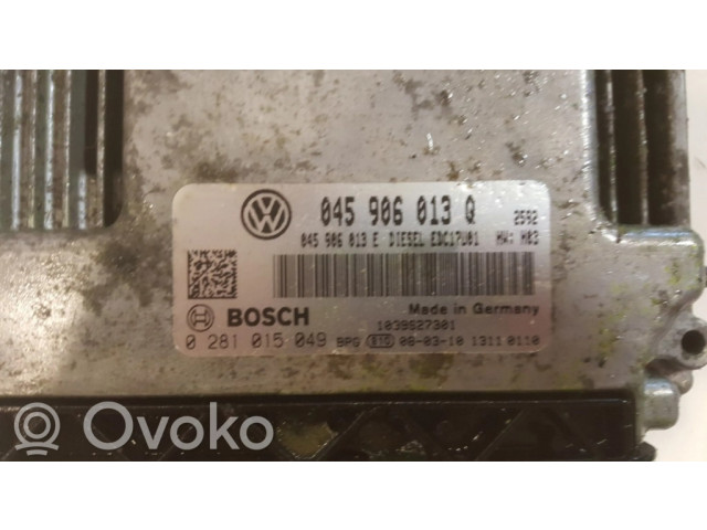 Блок управления двигателя 045906013Q, 0281015049 Skoda Fabia Mk2 (5J)
