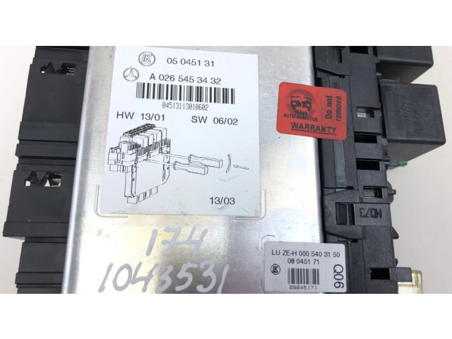 Pojistková skříňka 05045139, A2305454032 Mercedes-Benz SL R230 2003