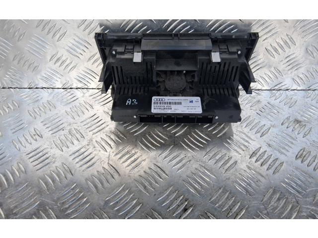 Блок управления климат-контролем 8P0820043H, 412206018027 Audi A3 S3 8P