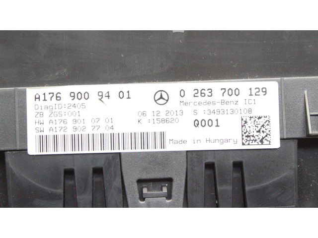 Панель приборов A1769009401 Mercedes-Benz A W176