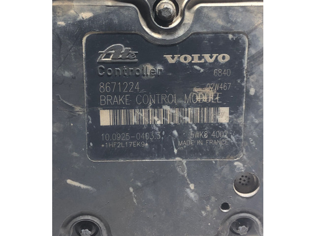 Блок АБС 8671224, 10092504033 Volvo XC90 2003 - 2006 года