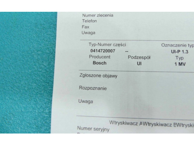 Vstřikovač 0414720007, IMPRK1216408   Volkswagen Polo III 6N 6N2 6NF     