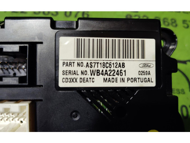 Блок управления климат-контролем AS7T18C612AB   Ford S-MAX