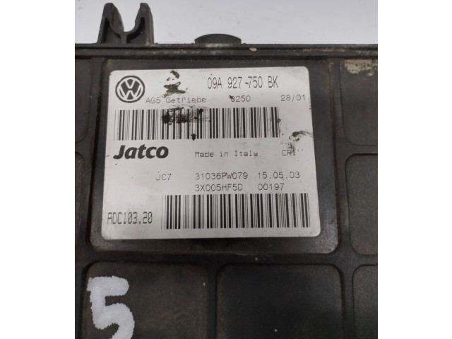 Блок управления коробкой передач 09A927750BK   Volkswagen Bora