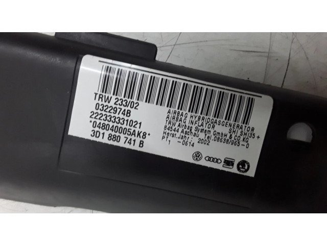 Боковая подушка безопасности 3D1880741B Volkswagen Phaeton