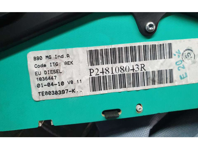 Панель приборов P248108043R, TE0030397K Dacia Sandero