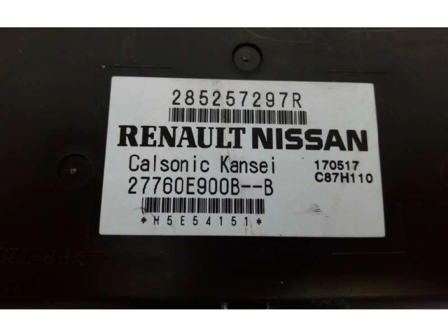 Блок управления климат-контролем 285257297R, 285257297R Renault Captur