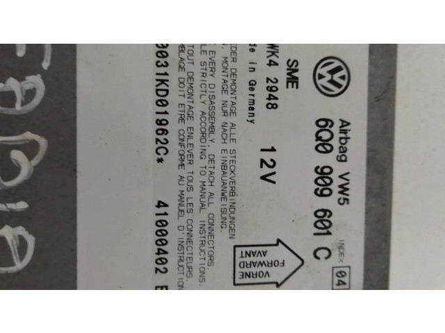 Блок подушек безопасности 6Q0909601C   Skoda Fabia Mk1 (6Y)