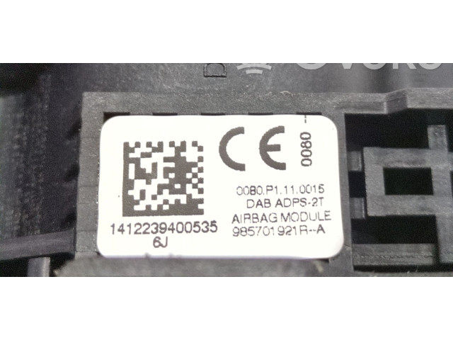 Подушка безопасности водителя 985701921R Renault Scenic III - Grand scenic III