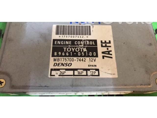 Řídící jednotka 8966105100, MB1757007442 Toyota Carina T190 1993
