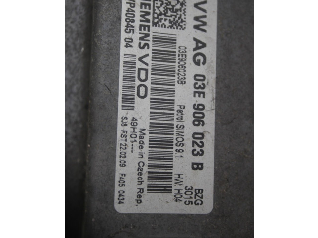 Блок управления двигателем Блок управления 5WP40845   Skoda Fabia Mk2 (5J)