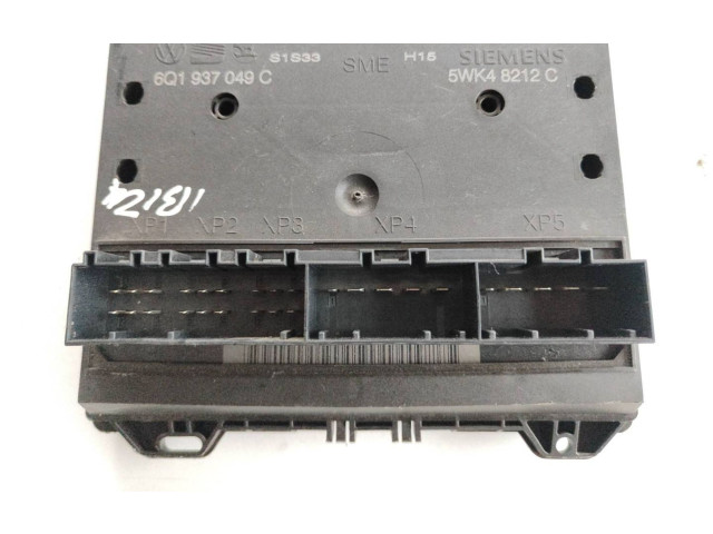 Блок комфорта 6Q1937049C, 5WK48212C   Skoda Fabia Mk1 (6Y)   