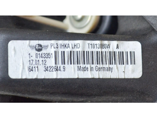 Вентилятор печки T1013080W, 3422644 Mini Cooper Roadster R59