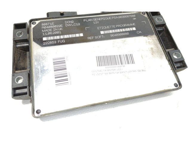 Блок управления двигателя 9640900080   Peugeot 306
