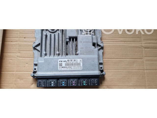Блок управления двигателя 06M907309D, 0261S14655   Audi Q5 SQ5