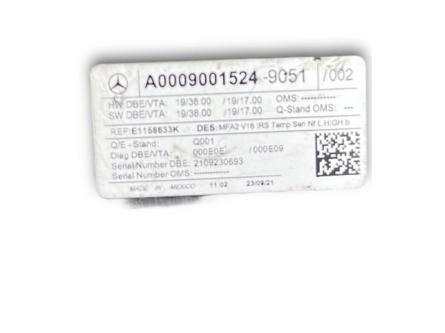 Блок комфорта NR77, A0009001524 Mercedes-Benz GLB x247