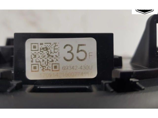 Přístrojová deska Peugeot 108 2017 69342430U, 69342430U