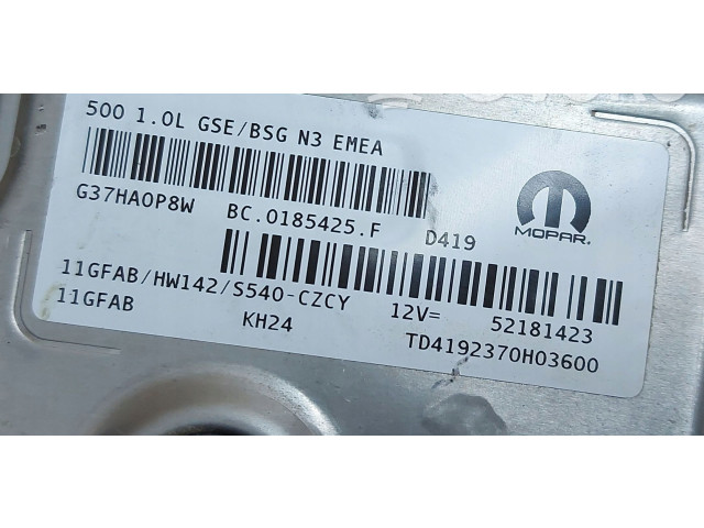 Řídící jednotka 52181423, 52181423PARTS Fiat 500E 2019