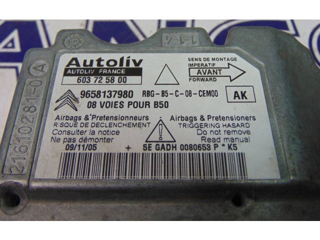 Блок подушек безопасности 9658137980 Citroen C4 I